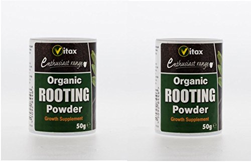 2 x Vitax Organic Plant & Cutting Rooting Powder 50 Gram Tub - Bargain Genie