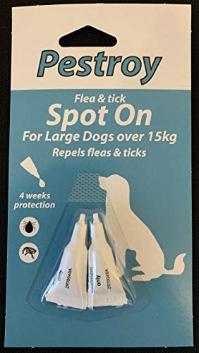 Pestroy Bob Martin FLEA DROPS LARGE DOG 15kg x 3 MONTH SUPPLY - Bargain Genie