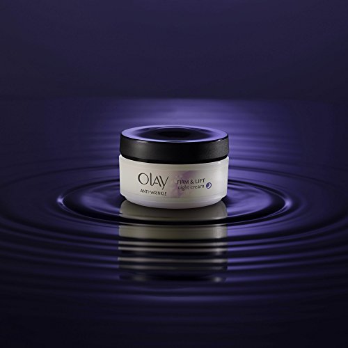 Olay Anti-Wrinkle Firm and Lift Anti-Ageing Moisturiser Night Cream, 50 ml - Bargain Genie