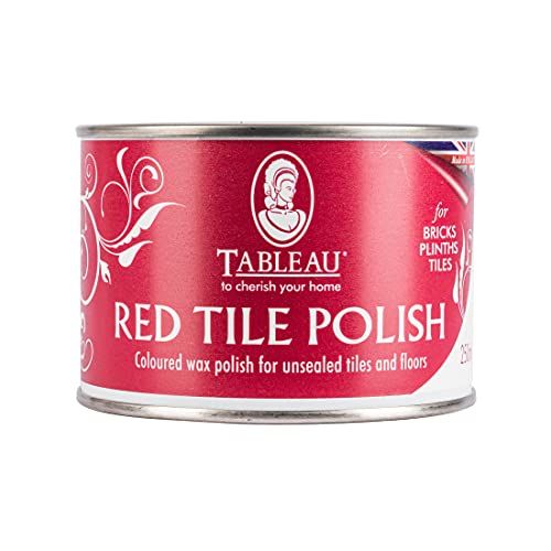 Tableau Red Tile Polish, Rejuvenate Red Tiles, Brickwork, Unsealed Concrete and More. 250ml - Bargain Genie