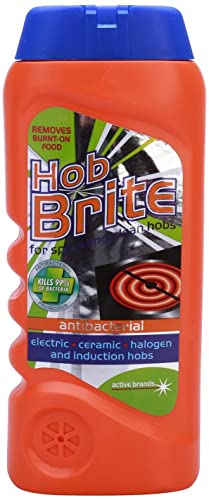 2 X Homecare Hob Brite Ceramic & Halogen Hob Cleaner 300ml (Removes burnt on food deep cleans & Protects) - Bargain Genie