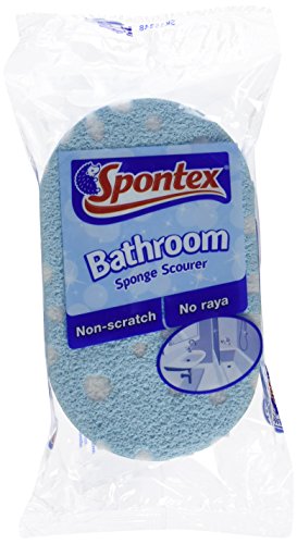 Spontex Bathroom Sponge Scourer (Pack of 10) - Bargain Genie