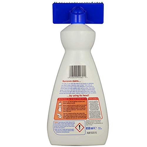 Dr Beckmann Carpet Stain Remover with Cleaning Brush (2 x 650ml) - Bargain Genie