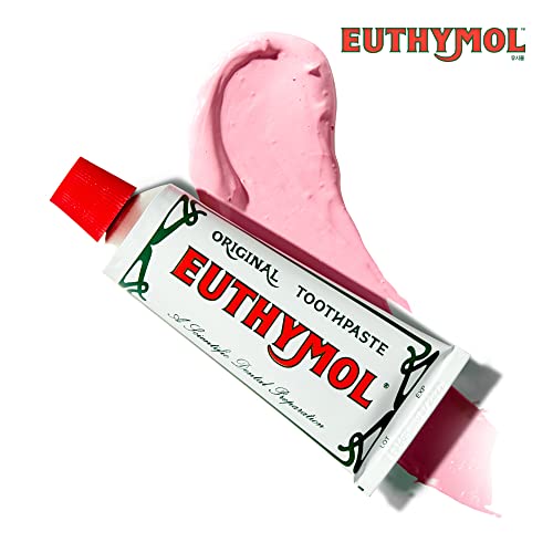 Euthymol Original Toothpaste 75ml, No Fluoride, Anti-Plaque, Antibacterial, Cavity Protection, Teeth & Gums Clean and Healthy, Cool Mint Refresh, Daily Oral Enamel Dental Care - Bargain Genie