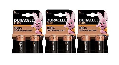 Duracell MN1400 Plus Power C Size Batteries