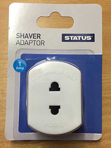 Status 501587 Shaving Adaptor White, Aluminium, 1 W - Bargain Genie