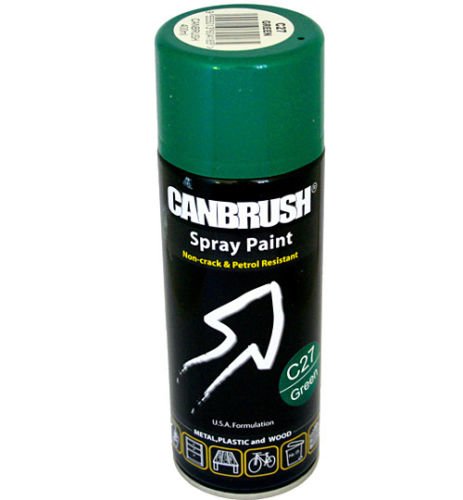 1X - Green (C27) - 400ml Spray Paint Auto DIY Colour Aerosol Can or Tape for Wood Metal Plastic - Bargain Genie