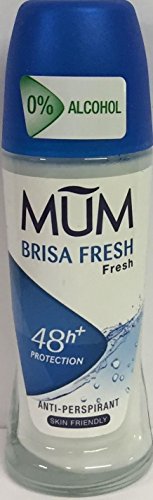 SIX PACKS of Mum Brisa Fresh Anti-Perspirant Roll On 50ml - Bargain Genie