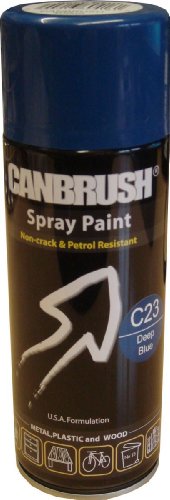 Canbrush Specialist Metal, Plastic and Wood Spray Paint Deep Blue C23 400ml - Bargain Genie