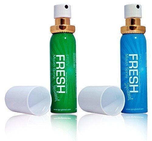 Spearmint & Freshmint Mouth Spray Set (2 x 20ml) - Bargain Genie