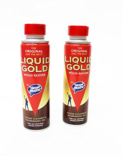 House Mate Liquid Gold 250 ml Wood Reviver and Nourishing Oil 2 Cans Supplied Per Order - Bargain Genie