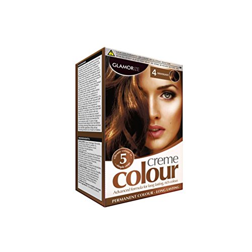 Glamorize Creme Colour Womens Permanent Hair Dye (6 Colour Choices) [04 Mahogany, LL_0774] - Bargain Genie