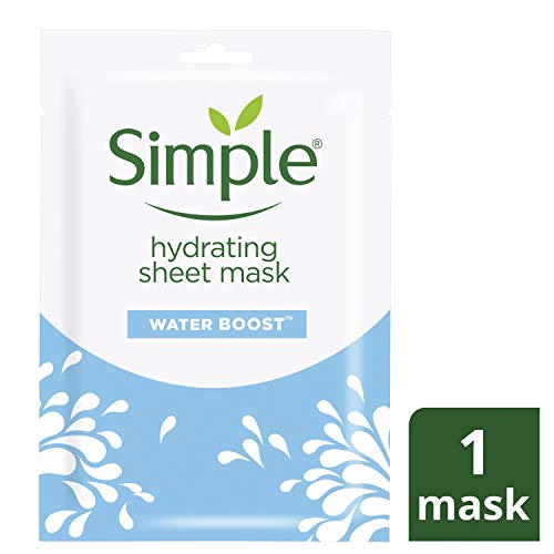 Simple Hydrating 16 days' worth of moisturiser in just 15 minutes Sheet Mask face mask for dry skin 1 pc - Bargain Genie