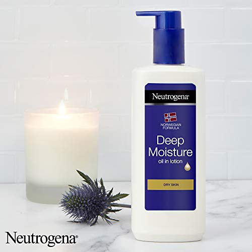 Neutrogena Deep Moisture Oil in Lotion 24 Hour Moisturisation, 250 ml, (Pack of 1) - Bargain Genie