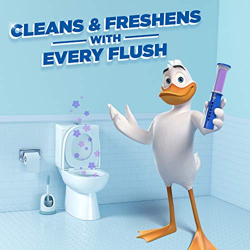 Duck Fresh Disc Toilet Cleaner Starter Pack, Toilet Bowl Sanitiser & Descaler, Lavender, 36 ml - Bargain Genie