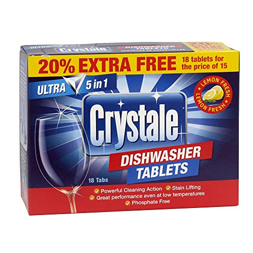 Crystale Dishwasher Tablets 18'S - Bargain Genie