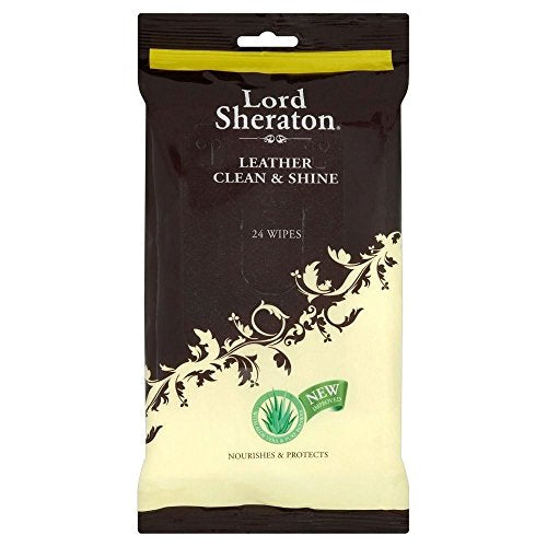 Lord Sheraton Leather Wipes Pack (24) - Pack of 6