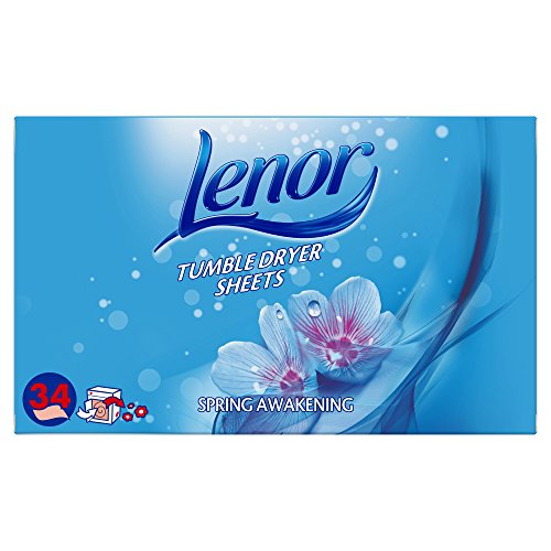 Lenor Tumble Dryer Sheets Spring Awakening 34 Sheets (Pack of 3) - Bargain Genie