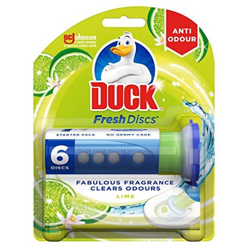 Duck Fresh Discs Lime Toilet Freshener, Pack of 6 - Bargain Genie