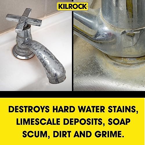 Kilrock 2 x Limescale Remover, Power Spray Cleaner, 500ml