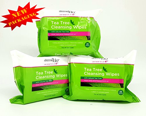 Tea Tree Cleansing Wipes Triple Pack x 1 - Bargain Genie