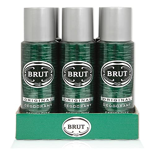 6 x Brut Deodorant Body Spray 200 ml - Original - Bargain Genie