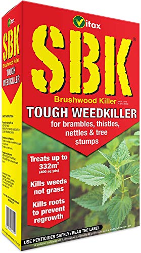 Vitax 2 x Packs SBK 250ml Tough Weed Killer Brushwood Tree Stump Bramble Nettle - Bargain Genie