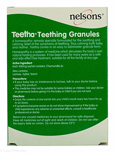 Multibuy 2x Nelsons® Teetha® Teething Granules - 24 Sachets - Bargain Genie