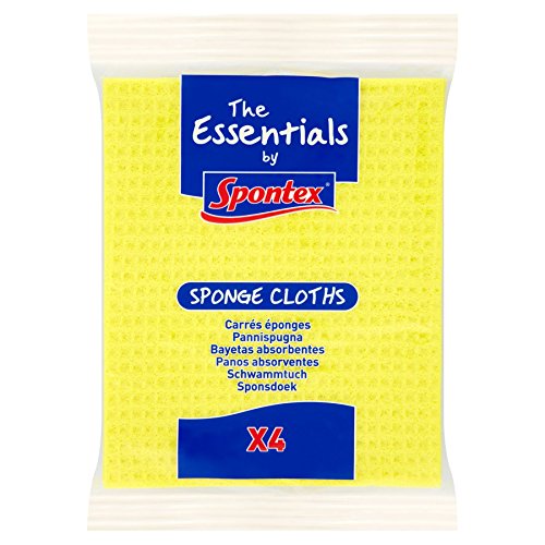 SPONTEX Sponge Cloth 4PK - Bargain Genie