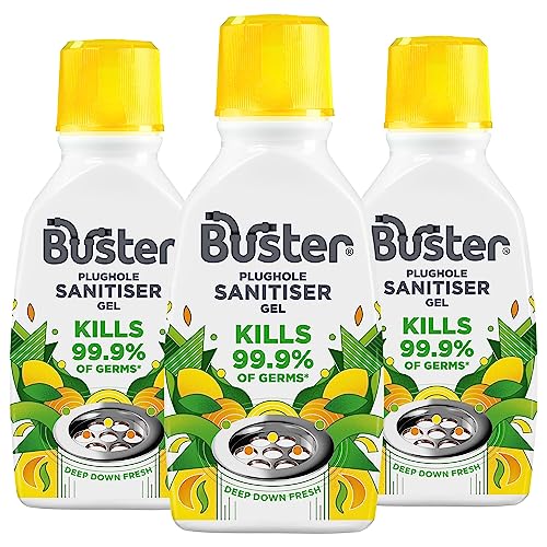 3 x 300ml Sanitiser Gel For Drains & Sinks