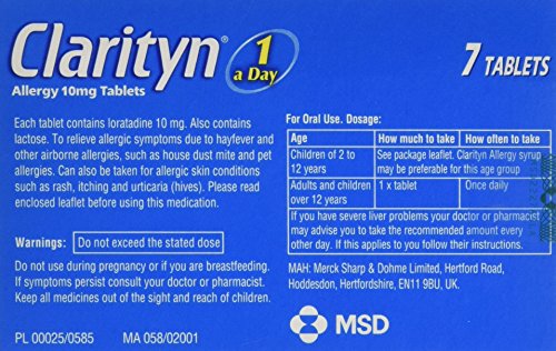 Clarityn Allergy 10mg Tablets, 7 Tablets