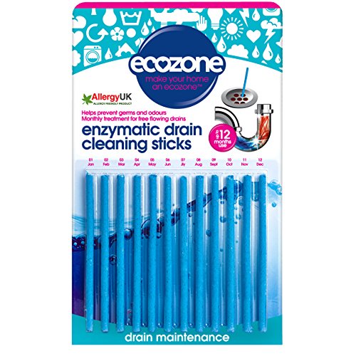 Ecozone | Enzymatic Drain Sticks | 3 x 12 sticks - Bargain Genie