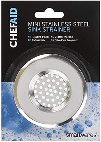 7.5CM STAINLESS STEEL KITCHEN/BATHROOM SINK STRAINER - Bargain Genie