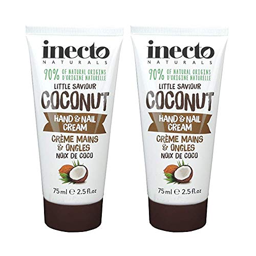 Inecto Naturals Little Saviour Coconut Hand & Nail Cream 75ml - Pack of 2 - Bargain Genie