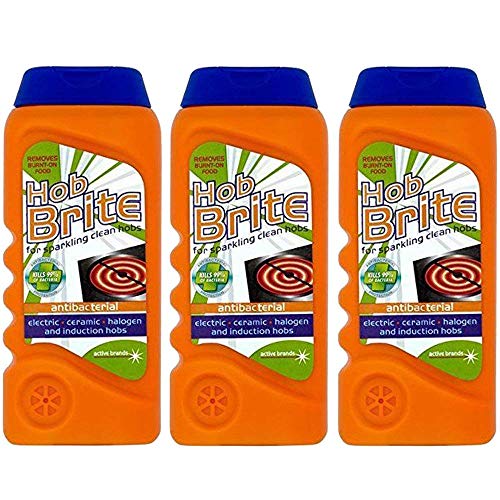 Hob Brite Ceramic, Electric, Halogen and Induction Cream Cleaner, 300ml, Pack of 3 - Bargain Genie