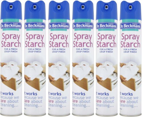 6 x Dr Beckmann Laundry Spray Starch For A Fresh Crisp Finish 6 x 400ML Cans - Bargain Genie