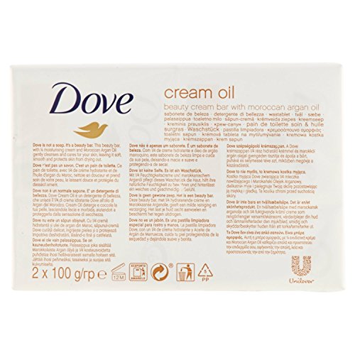 dove soap 2 pack cream oil - Bargain Genie