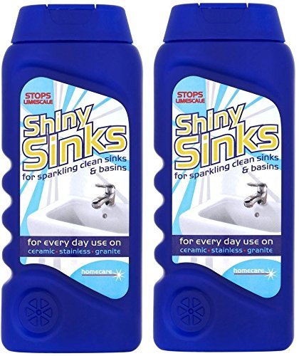 3 x Homecare Shiny Sinks Cream Cleaner For Ceramic Stainless Steel Granite 290ml - Bargain Genie