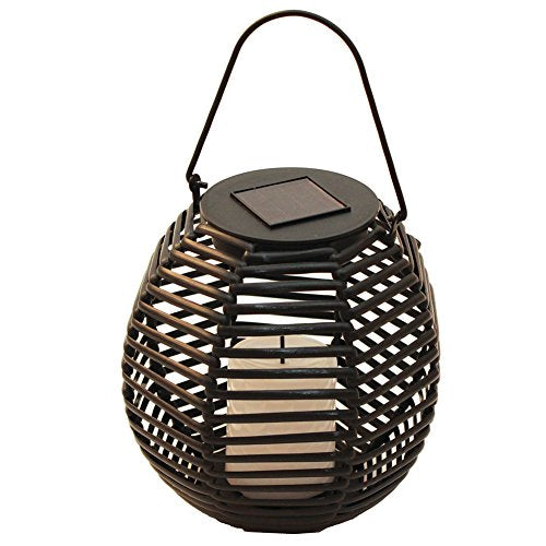 Solar Rattan Lantern - Bargain Genie