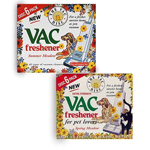 Vac Vacuum Cleaner Freshener Spring and Summer Meadow Hoover Disc For Pet Lovers, Air Freshener - Combo Pack(12 Disc)