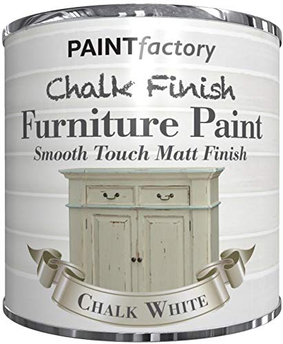 Chalk White Colur Chalk Finish Furniture Paint 250ml Matt - Bargain Genie