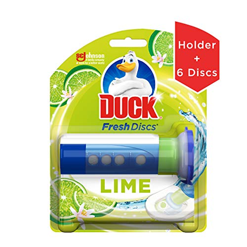 Duck Fresh Discs Lime Toilet Freshener, Pack of 6 - Bargain Genie