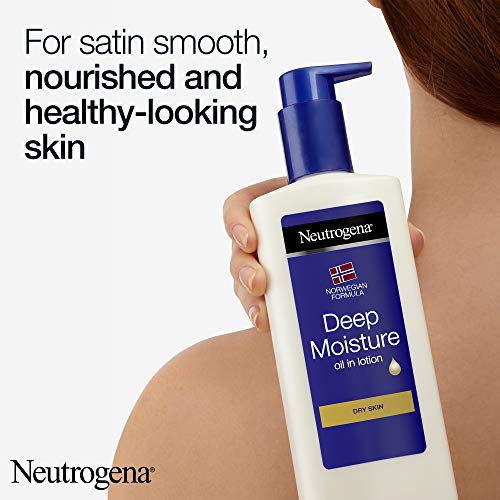 Neutrogena Deep Moisture Oil in Lotion 24 Hour Moisturisation, 250 ml, (Pack of 1) - Bargain Genie