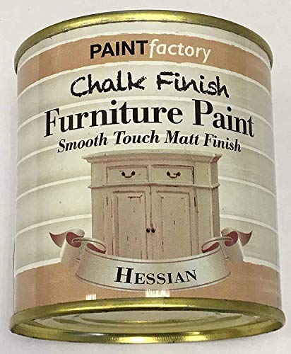 250ml Shabby Chic Effect Chalk finish Furniture Paint Hessian - Bargain Genie