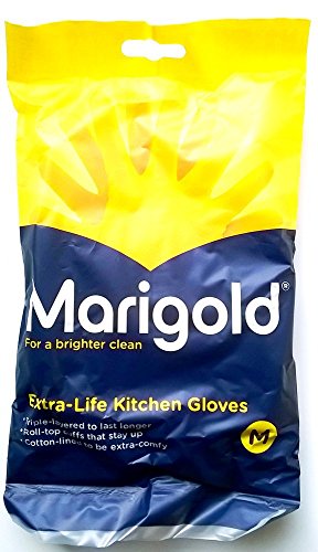 Marigold Extra Life Kitchen Gloves Medium - 12 pairs - Bargain Genie