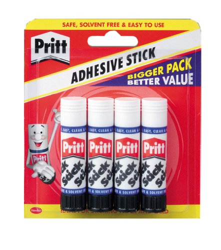 Pritt Stick, 10 g - Pack of 4 - Bargain Genie