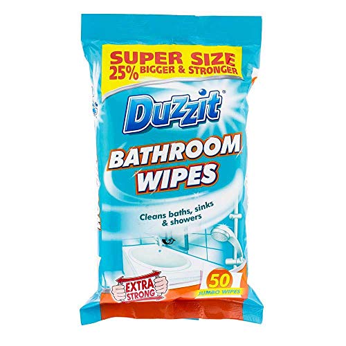 Duzzit Bathroom Cleaning Wipes x50 - Bargain Genie