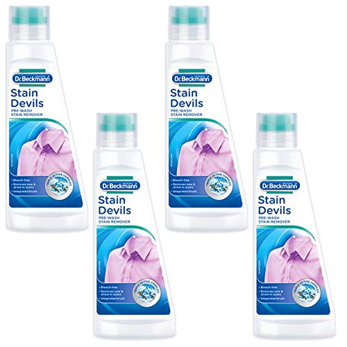 Dr Beckmann Stain Devils Pre-Wash Bleach Free Stain Remover (4 x 250ml) - Bargain Genie