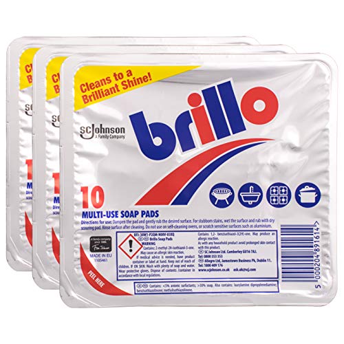 Brillo Multi-purpose soap pads, 10 pieces - Bargain Genie