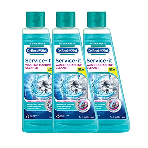 Dr. Beckmann Service-it Washing Machine Cleaner, 3 x 250 ml - Bargain Genie